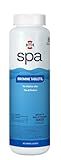 HTH Spa 86109 Bromine Tablets, Chemical Sanitizer for Spas & Hot Tubs - Fits All Floaters for Easy Application, Creates Soft Water Feel, No Chlorine Odor, Eliminates Bacteria & Algae, 2 lbs