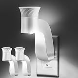 Saillong Wall Fragrance Plug in with Night Light Compatible with Bath and Body Works WallFlower Fragrance, with Rotary Plug Design Essential Oil Diffuser Plug for Home, Office (2 Pack)