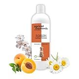 Apricot Chamomile Pet Shampoo for Dogs & Cats 16 oz. | Cruelty-Free | Paraben-Free | Biodegradable and Non-Toxic | Made in The USA
