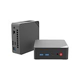 QAZIPO Mini PC, AMD Ryzen 5 3500U (Beats N150/3300U/3200U), 16GB RAM 512GB SSD, Windows 11 Desktop Computers Home Office Business Students, USB-C, Triple 4K Display, HDMI, DP, WiFi, BT