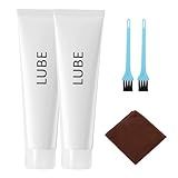 PWEOW Treadmill lubricant for Spirit Sole Fitness Treadmill Tube Tread Belt Deck Lube, Silicone lube Fit Most Brands Fitness Treadmill Maintenance Lubricant Oil with Cleaning Cloth and Brush (white-2)