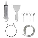 8 pcs Refrigerator Water Line Cleaning Kit Reusable Fridge Water Line Cleaner Cleaning Tool for Fridges Drinking Water Dispensers and Ice Maker