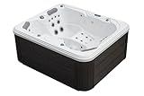 Excellence Outdoor Hot Tub, FIts 4 Adults, Indoor Outdoor Hot Tub, 41 Jets, Cover Included, Lounger Spa, Bluetooth Stereo, LED Water Fall, Wellness Tool, Aqualife by Strong Spas