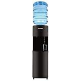 Frigidaire EFWC498 - Top Loading Cooler Dispenser -Hot & Cold Water - Child Safety Lock - Innovative Slim & Sleek Design, Holds 3 or 5 Gallon Bottles - Black