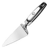 VOFO Flatware Pie Server Stainless Steel Cake Pizza Cutter Tart Dessert Slicer (Black)