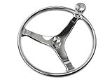 LEWMAR 13.5" Powerboat Steering Wheel with PowerGrip Control Knob and 5/8" Nut