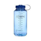 Nalgene 32 oz Wide Mouth Water Bottle, Baby Blue