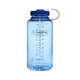 Nalgene 32 oz Wide Mouth Water Bottle | BPA-Free, Durable & Leak Proof, Lightweight Bottle for Hiking & Gym, Work & Travel, Baby Blue