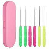 6Pcs Cookie Scribe Tool Sugar Stir Needle Stored in Plastic Box Colorful Cookie Decorating Tools Cookie Decorating Supplies for Royal Icing for Baking Lovers