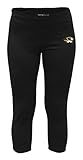 NCAA Crosstown Women's Cropped Active Lifestyle Pant, Missouri Tigers, Black, Large
