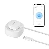 SONOFF SNZB-05P Zigbee Water Leak Sensor with Detection Cable for Alarm System and Smart Home Automation, Wireless Mini Flood Detector for Kitchen Bathroom Basement 1Pack