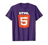 HTML5 HTML Logo Web Programmer Nerd Funny - Computer Coding T-Shirt
