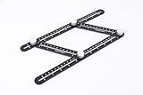 PEC Tools Professional Multi-Angle Measuring Ruler – Heavy Duty Metal Template Tool with Laser-Etched Imperial & Metric Markings – Adjustable 4-Sided Layout Tool for Carpentry, Tiling, & DIY Flooring