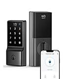 eufy Security Smart Lock C210, Keyless Entry Door Lock, Built-in WiFi Deadbolt, Smart Door Lock, No Bridge Required, Easy Installation, Touchscreen Keypad, App Remote Control, 4 AA Batteries Included