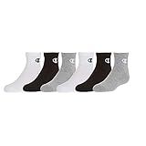 Champion unisex child Youth Multipacks Socks, Quarter - Asst, 7 9 US