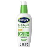 Cetaphil Face Moisturizer, Daily Oil Free Facial Moisturizer with SPF 35, For Dry or Oily Combination Sensitive Skin, Fragrance Free Face Lotion