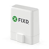 FIXD Bluetooth OBD2 Scanner for Car - Car Code Readers & Scan Tools for iPhone/Android - Wireless OBD2 Auto Diagnostic Tool - Check Engine & Fix All Vehicles 1996+ (1 Pack w/Free FIXD Premium Trial)