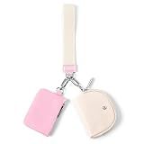 Mum's Memory Mini Zip Around Wristlet Wallets for Women -KeyChain Wallet with Detachable Dual Pouch Wristlet -Key Chain Coin Purse Small Wallets