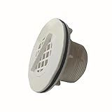 Wauebuly Threaded Inlet Strainer Kit Replacement for Above Ground Pool Setup and Pool Sand Filter Pump (with Filter Nut and Rubber Washer)