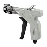 Zhushan Stainless Steel Cable Tie Gun, Auto Tighten & Cut Tool for 4.6–7.9mm Metal Ties, 4-Level Tension, Heavy-Duty & Easy to Use