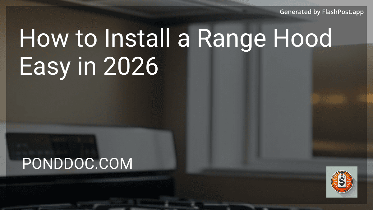 How to Install a Range Hood Easy in 2026 preview