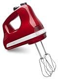 KitchenAid 5 Ultra Power Speed Hand Mixer, KHM512, Empire Red