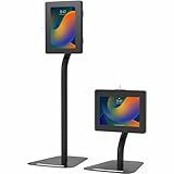 Floor-to-Desk Security Kiosk – CTA Premium Height-Adjustable Security Kiosk for iPad Air 11" M2 (2024) - Pro 11" M4 (2024) - 7th/8th/9th Gen 10.2" - Galaxy Tab S5E & More (PAD-PARAFD)