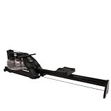 WaterRower Hybrid BLE Shadow Rowing Machine | Wood & Aluminium Water Resistance Rower with Bluetooth Monitor for Connected Cardio & Strength Training