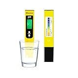 Wisebee Digital pH Meter, Water Quality Tester Pen with High Accuracy | Backlit LCD Display | Pocket-Size | 0-14 PH Measurement Range| UL Certified | Battery Powered for Drinking, Aquarium, Pool, Lab