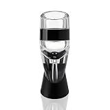 True Reserve Aereo Handheld Wine Aerator for Red and White Wines, Helps Enhance Flavor and Aroma, Home Bar Tools, Bar Cart Accessories, Gifts for Wine Lovers, Hosting Essentials, Set of 1