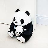 Marwood Cute Door Stopper Decorative Door Stops for Home and Office, Panda Weighted Interior Doorstop Fabric Stuffed Animal Door Stopper Floor Decorative