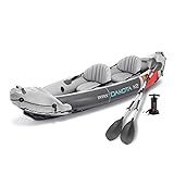 INTEX 2-Person Inflatable Kayak Set, Dakota K2 with 86in Oars and Pump