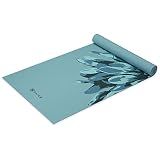 Gaiam Yoga Mat Classic Print, 4mm Non-Slip Mat (Vibrant Flourish)