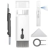 Walrfid Airpods Electronic Screen 7 in 1 Cleaner Kit Laptop Keyboard Cleaning Tool for ipad/iwatch/Computer/Phone/MacBook with 5ml Touchscreen Cleaners Mist (Grey)