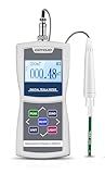 GOYOJO Digital Gauss Meter 0-2400mT, High Accuracy Magnetic Field Tester with Metal Probe for Surface Magnetism Testing and Maintenance