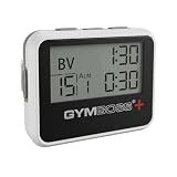 Gymboss Plus Interval Timer and Stopwatch - White/Black Hardcoat