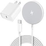 [Apple MFi Certified]Magnetic Wireless Charger Apple Mag Safe Charger,15W 6FT Fast Wireless Charging Pad for AppleiPhone 16 Pro Max/16 Pro/16 Plus/15 Pro Max/14/13/12/AirPods3/2/Pro/Pro2,Charging Pad