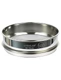 LVDALAB All 304 Stainless Steel 80 Mesh Test Sieve (0.18mm), 8 Inch/20cm Diameter, Powder Sifter & Lab Strainer, Fine Mesh Screen for Dry Spices, Lab Testing & Fine Particles