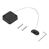 LORADAR Retractable Cable Lock with Double-Sided Adhesive, Remote Control Security Lock, Remote Control Anti-Lost Rope for TV, DVD, Hardware Cable Lock ，No More Searching for The TV Remote