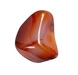 The Chrysalis Stone | Carnelian | Tumbled Stone | Size 0.75" - 1.25" | 1 Pc | Crystals and Healing stones, Spiritual Gifts for Women, Reiki, Chakra, Witchcraft, Yoga, Meditation Accessories
