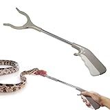 Duedusto Snake Feeding Tongs, 16 Inch Reptile Feeding Tongs, Ball Python Accessories, Extra Long Large Tweezers for Boa, Kingsnake, Hognose Snake, Corn Snake, Terrarium Supplies for Snake