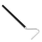 YQQYG 40 Inch Snake Hook, Large Retractable Snake Grappling Hook, Stainless Steel Snake Pick-Up Tool, Extensible Pet Snake Accessories for Ball Python