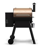 Traeger Grills Pro 22 Wood Pellet Grill & Smoker, Electric Pellet Smoker Grill Combo, 6-in-1 BBQ Versatility, 572 sq. in. Grilling Capacity, Meat Probe, 450 Degree Max Temperature, 18LB Hopper, Bronze