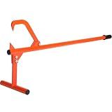 YOUNITA 51" Long Handle Log Lifter, Adjustable Heavy Duty Log Roller, Cant Hook with Rubber Grip, Logging Tool for Rolling and Raising Log (Orange)