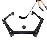 GIRISHIP Hockey Training Equipment, Adjustable Hockey Stick Handling Trainer for Puck Control and Coordination, Portable Stickhandling Training Tool (5 Section)