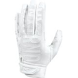 Nxtrnd G2 Pro Football Gloves, Men's Ultra Sticky Elite Receiver Gloves (White, Large)