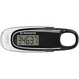 Simple Pedometer for Walking, Accurate Step Tracker with Carabiner, 3D Step Counter for Men Women Kids Seniors, Accurate Step Tracker with Carabiner