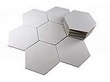 Apostrophe Games Hexagon Board Game Tiles – 20Pcs Large Game Board Pieces – Blank Game Board Chits, Same Size as Settlers of Catan – Create Your Own Custom Tiles