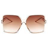 Dollger Oversized Square Sunglasses for Women Big Large Wide Trendy Shades