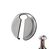 ELMWAY Elegant Wine Foil Cutter by ELMWAY, Stainless Steel Wine Bottle Foil Cutter, Foil Remover for Wine Bottles, Magnetic Foil Cutter Attached to Fridge, Wine Gift for Wine Lovers - Silver